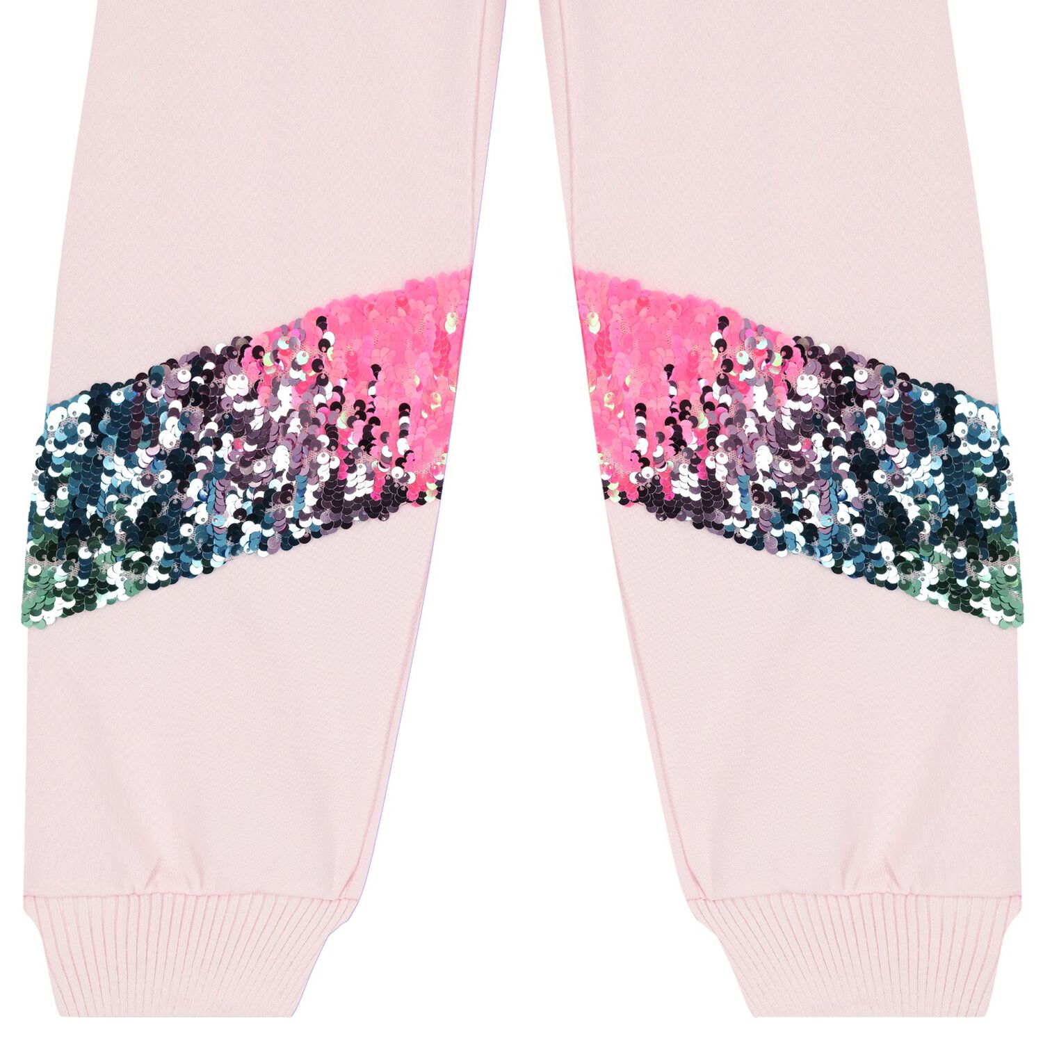 Girls Pink Sequins Joggers, 1, hi-res image number null