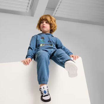 Boys Blue Trolls Logo Joggers