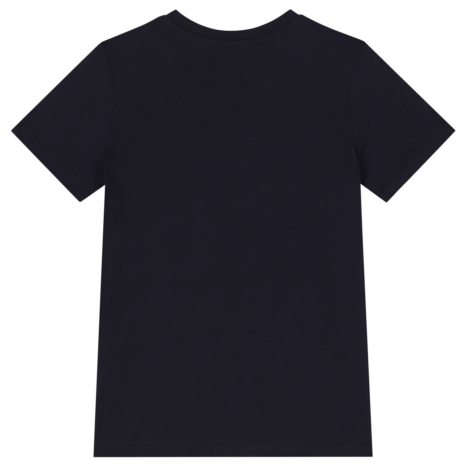 Boys Navy Blue Teddy Bear Logo T-Shirt, 1, hi-res