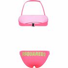 Girls Pink Logo Bikini, 1, hi-res
