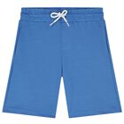Boys White & Blue Pineapple Shorts Set, 3, hi-res