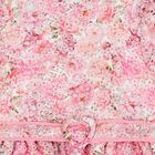 Girls Pink Embroidered Floral Tiered Dress , 1, hi-res