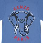 Boys Blue Elephant Logo T-Shirt, 2, hi-res