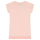 Girls Pink Logo Dress, 1, hi-res