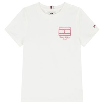 Boys White Logo T-Shirt