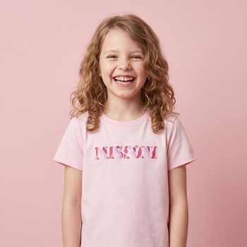 Girls Pink Logo T-Shirt 