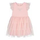 Baby Girls Pink Logo Dress Set, 1, hi-res