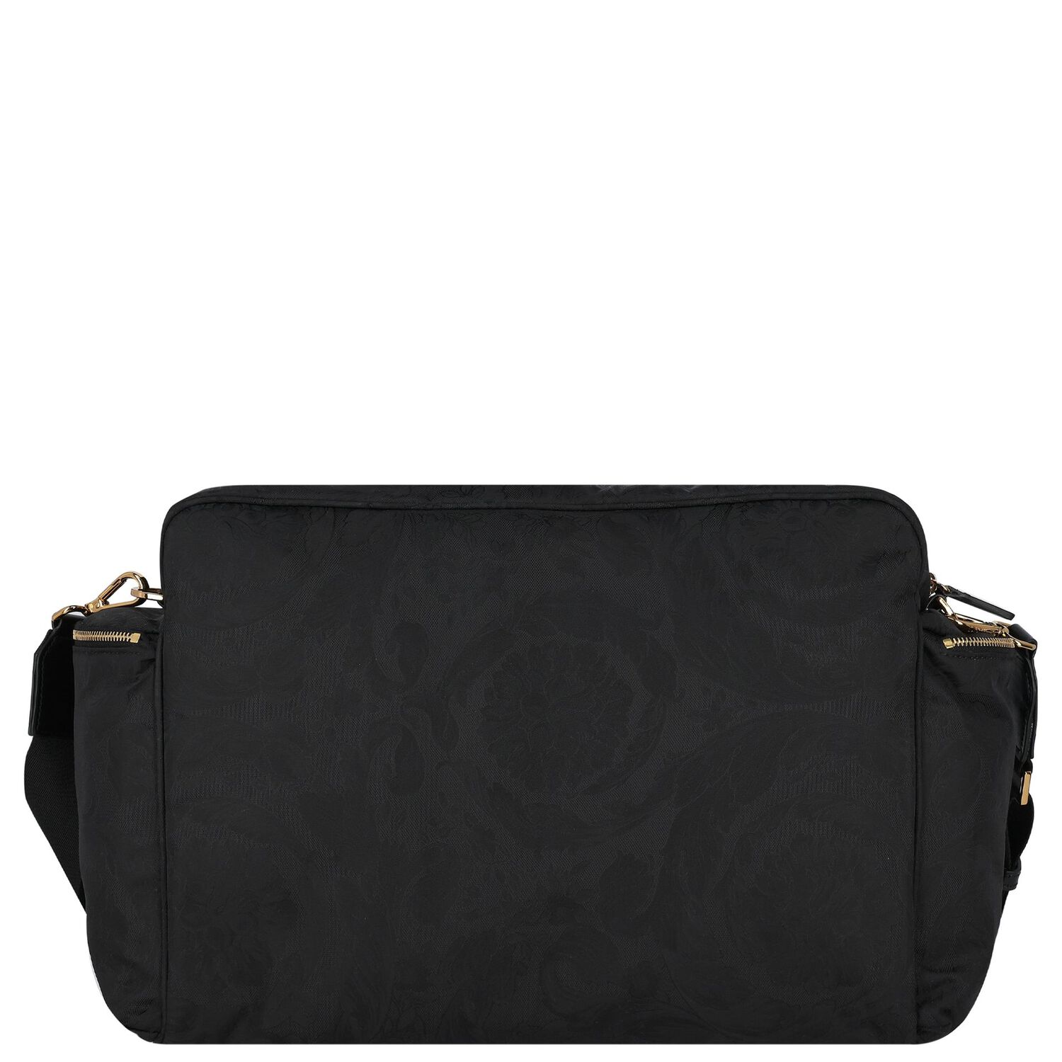 Black Medusa Logo Baby Changing Bag, 1, hi-res