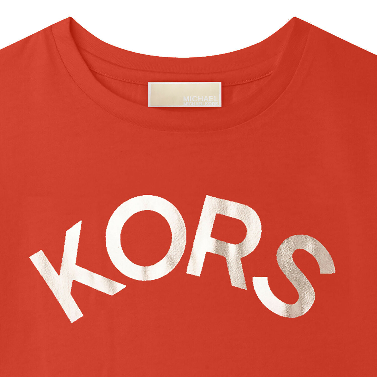 Girls Orange Logo T-Shirt, 4, hi-res image number null