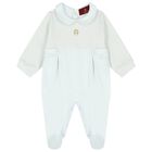Baby Boys Blue & Gold Babygrow, 2, hi-res