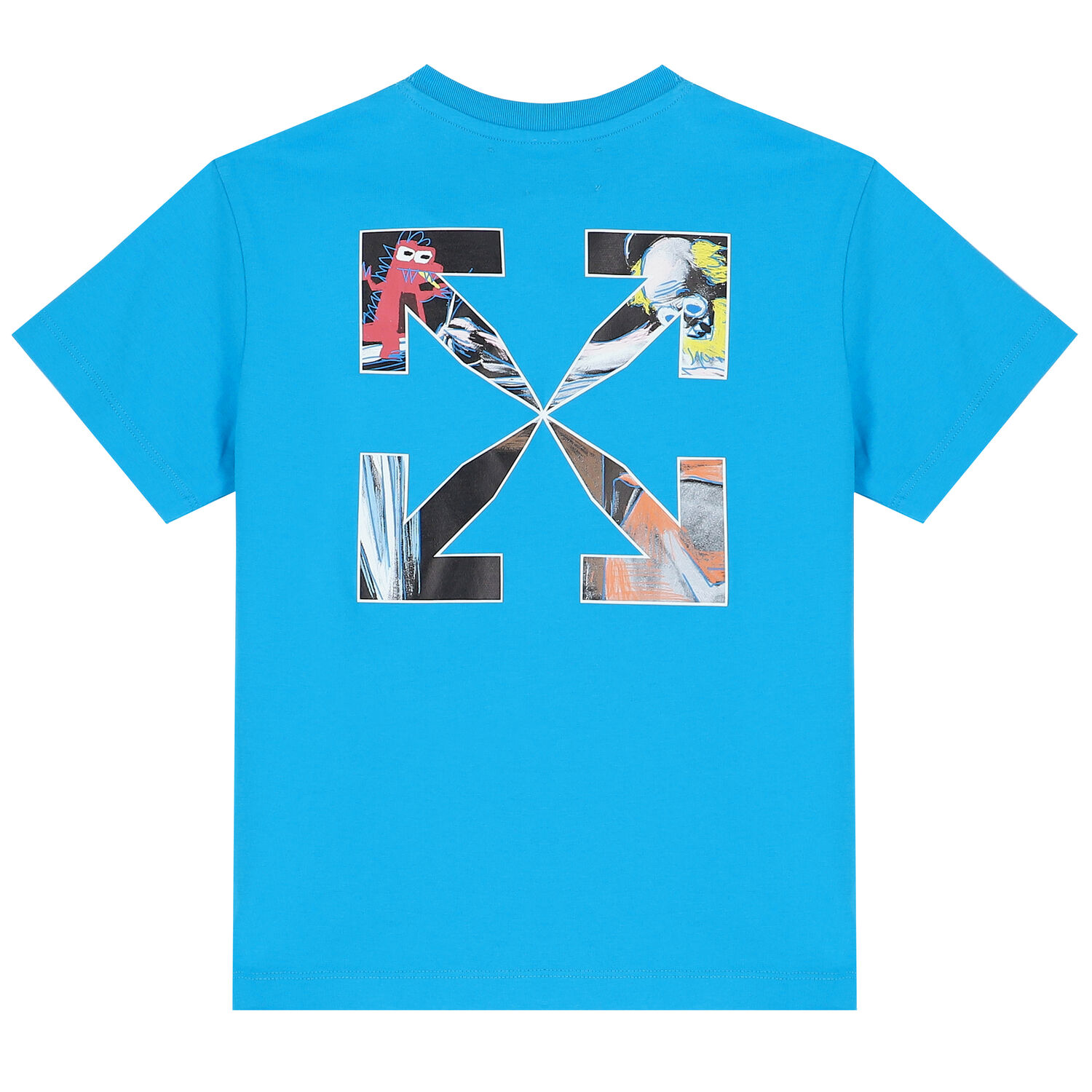 Blue Monster Arrow Logo T-Shirt, 4, hi-res