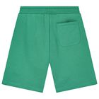 Boys Green Logo Jersey Shorts, 2, hi-res
