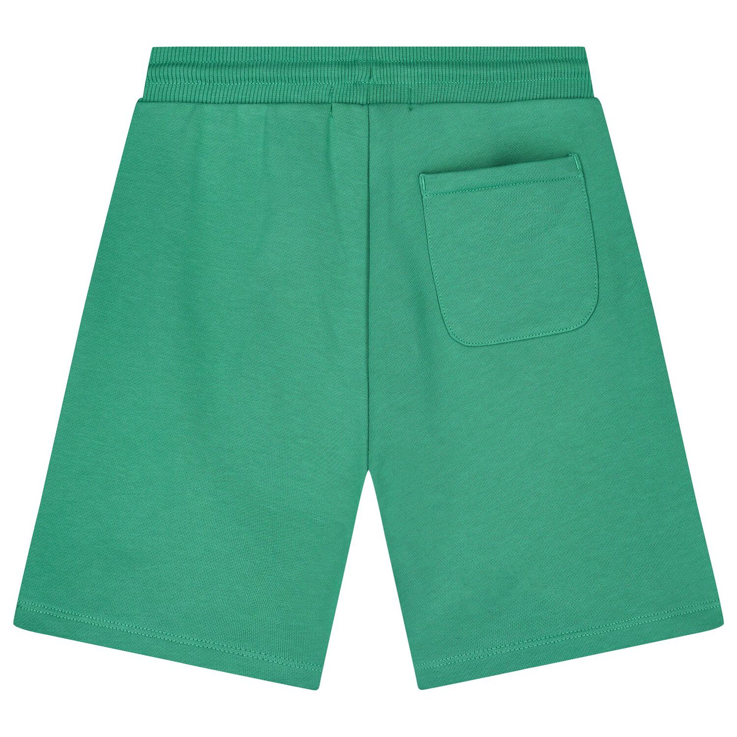 Boys Green Logo Jersey Shorts, 2, hi-res
