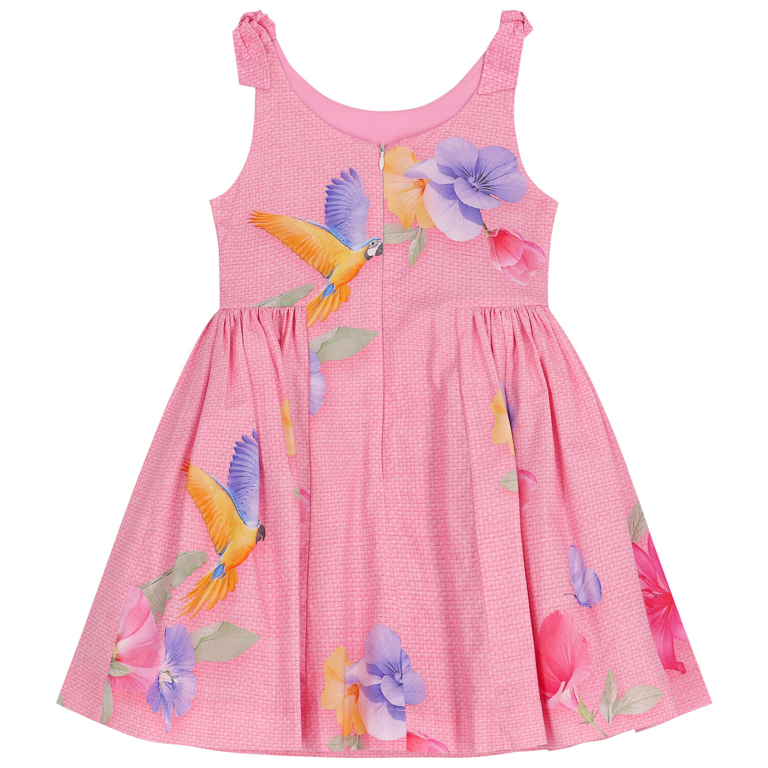Girls Pink Floral Dress, 1, hi-res image number null