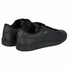 Boys Black Logo Trainers, 1, hi-res