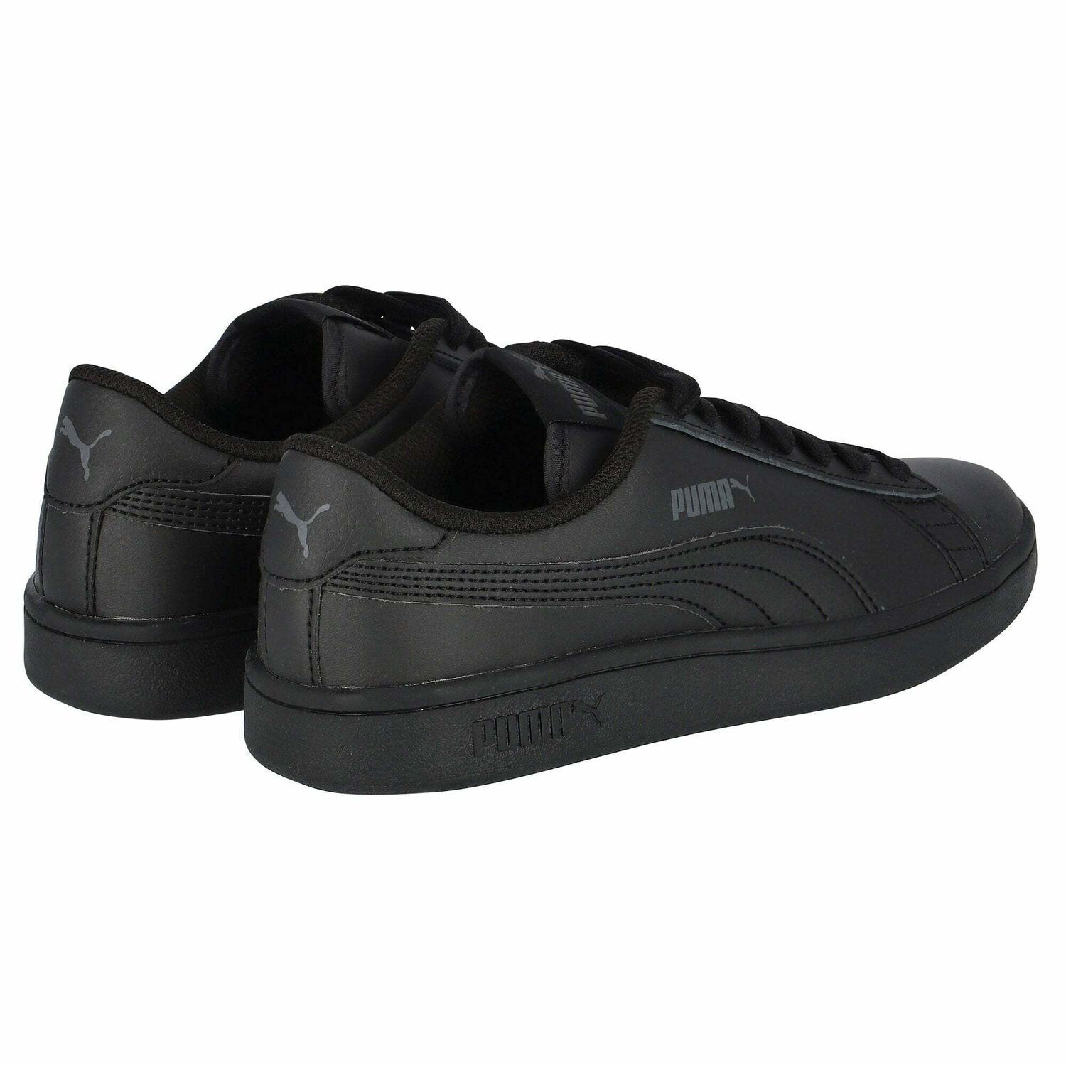 Boys Black Logo Trainers, 1, hi-res image number null