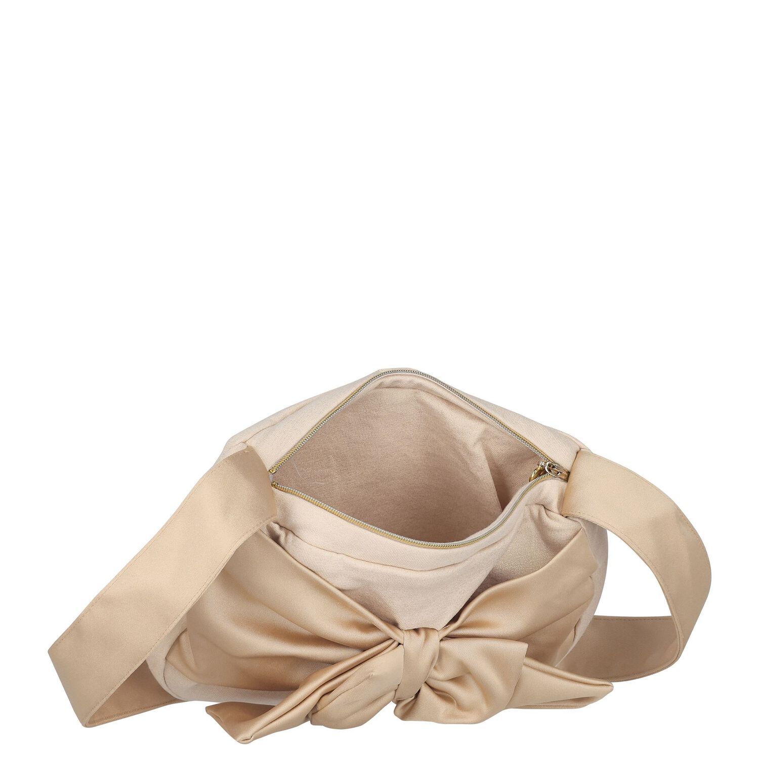 Girls Gold Bow Handbag, 1, hi-res image number null