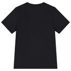 Boys Black Jordan Logo & Mountainside T-Shirt, 1, hi-res