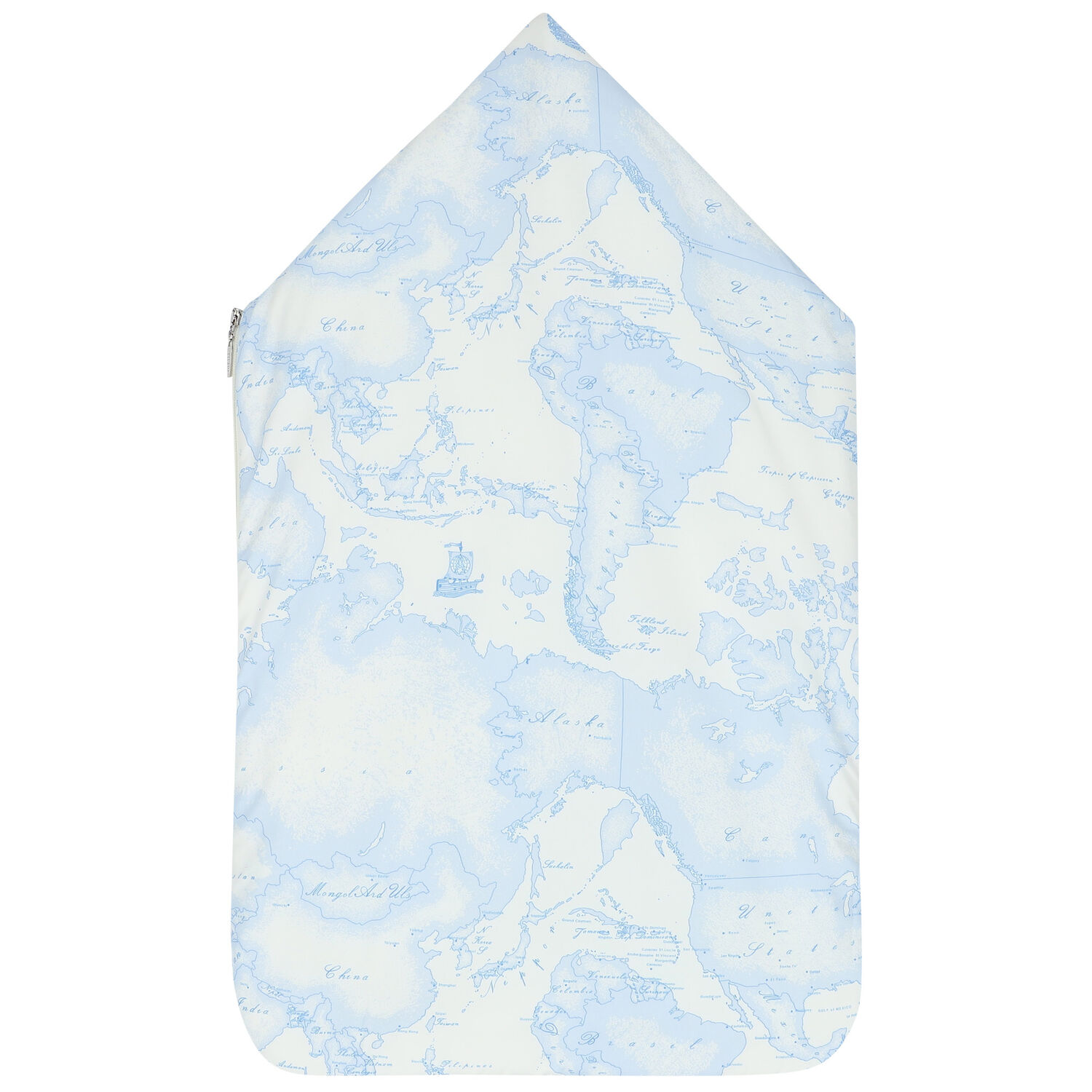 Beige & Ivory Geo Map Baby Nest, 3, hi-res