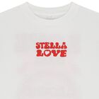 Girls White Logo T-Shirt, 1, hi-res