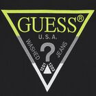 Boys Black Logo Long Sleeve Top, 2, hi-res