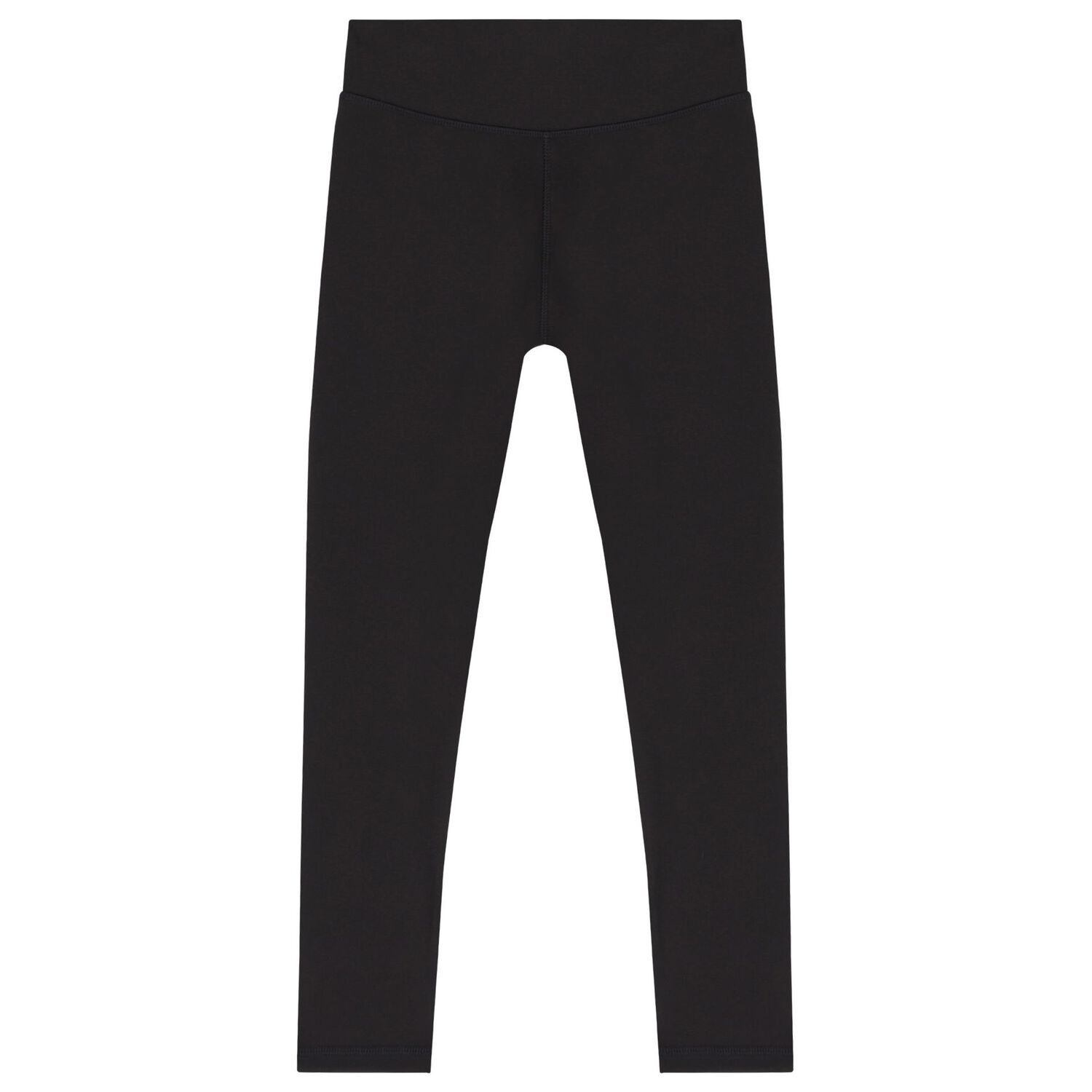 Girls Black Logo Softskin Leggings, 1, hi-res image number null