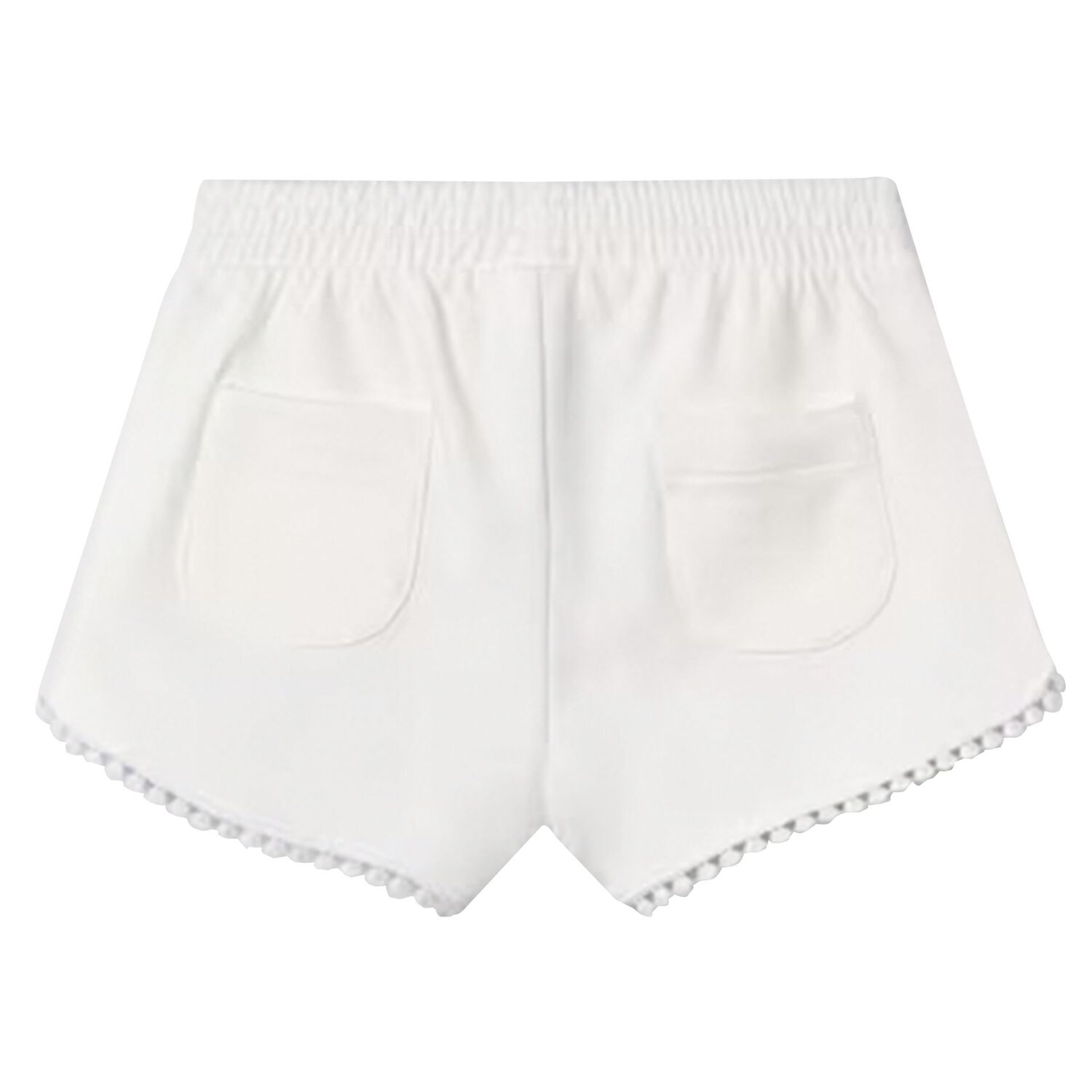 Girls White Shorts, 1, hi-res image number null