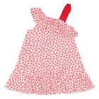 Younger Girls White & Red Star Dress, 1, hi-res