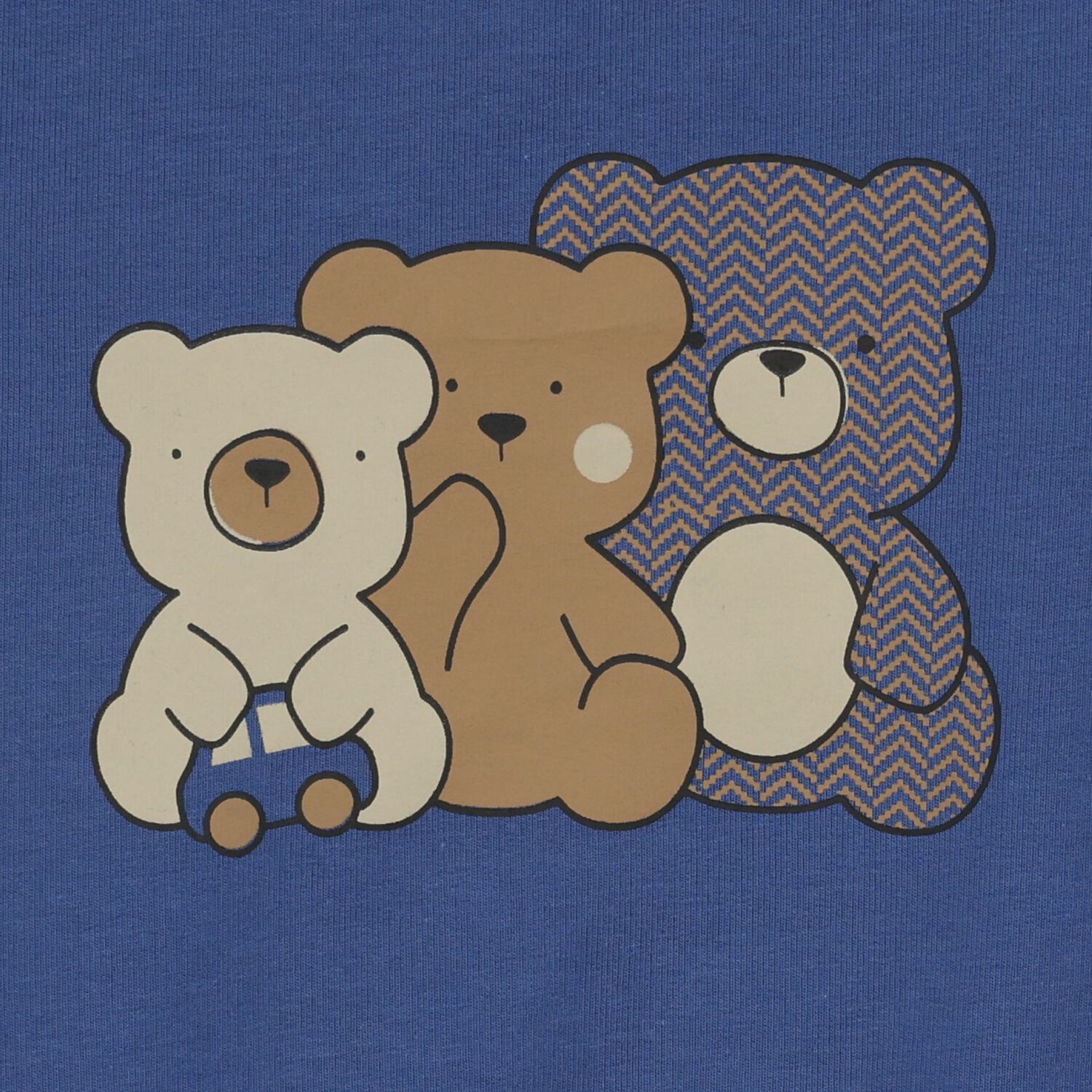 Baby Boys Blue Teddy Bear Tracksuit, 2, hi-res