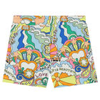 Girls Ivory Logo Shorts, 1, hi-res