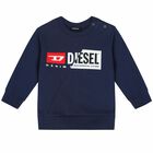 Navy Logo Sweatshirt, 1, hi-res
