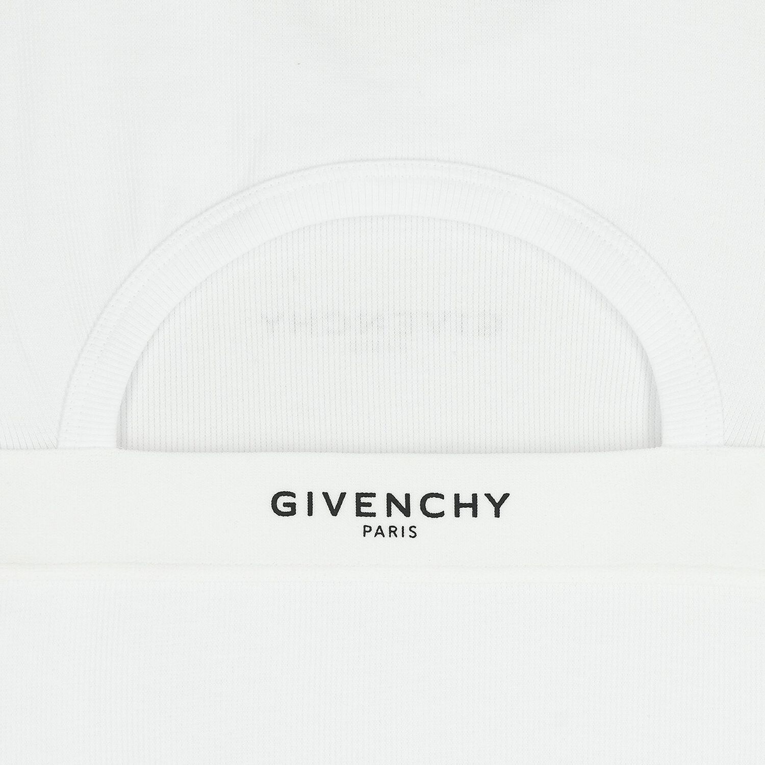 Girls White Logo Ribbed Dress, 1, hi-res