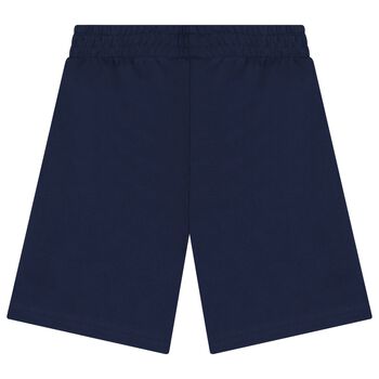Navy Blue Logo Shorts