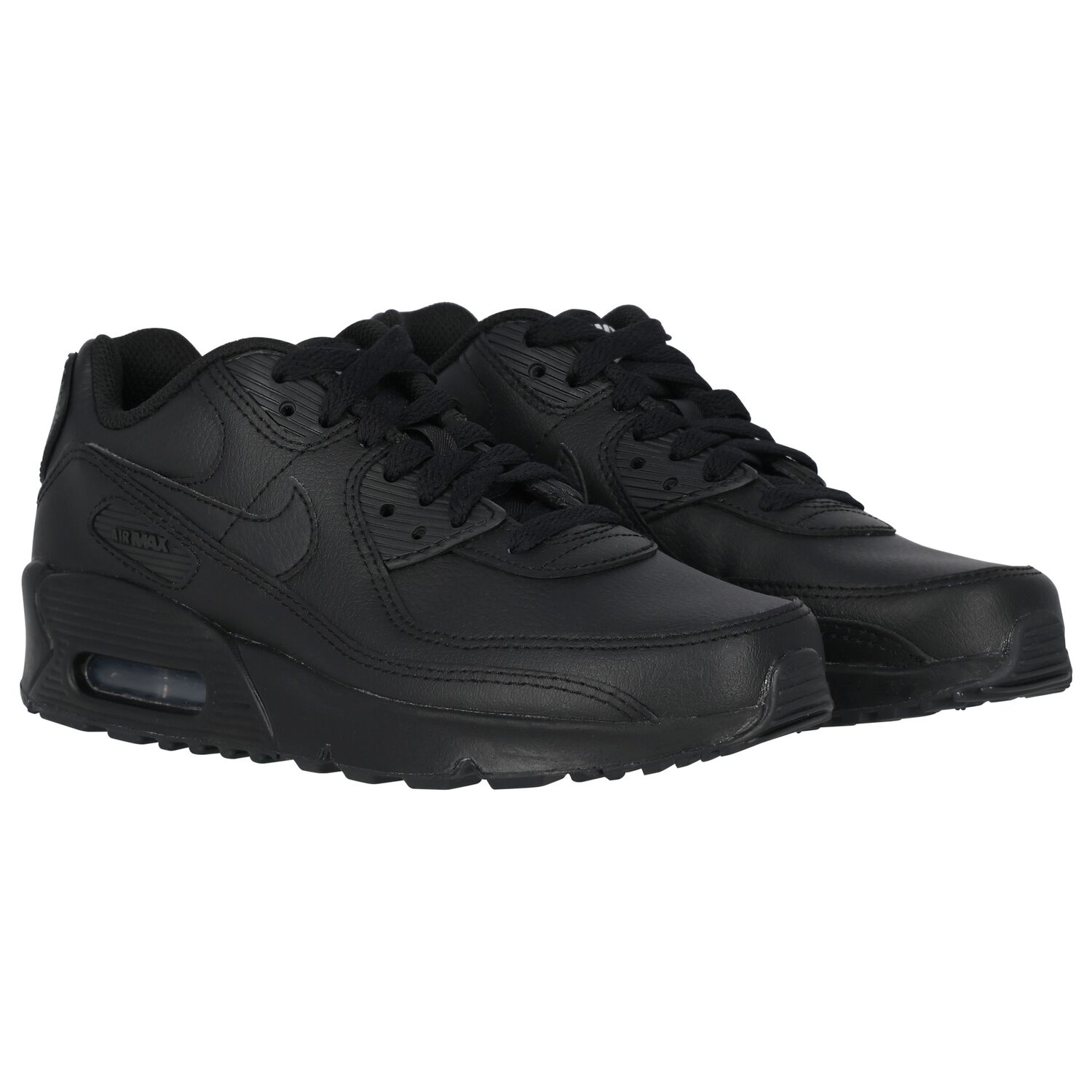Black Nike Air Max 90 Trainers, 1, hi-res image number null