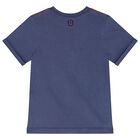 Boys Navy Blue Saill Boat T-Shirt, 1, hi-res