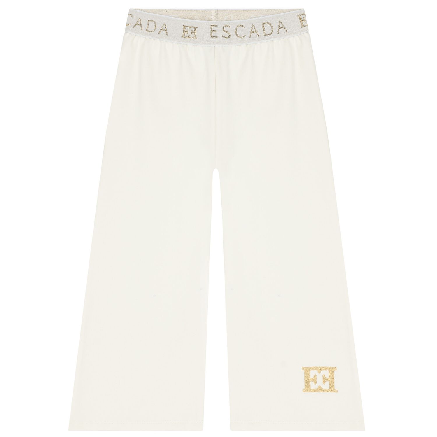 Girls Ivory Logo Trousers, 1, hi-res image number null