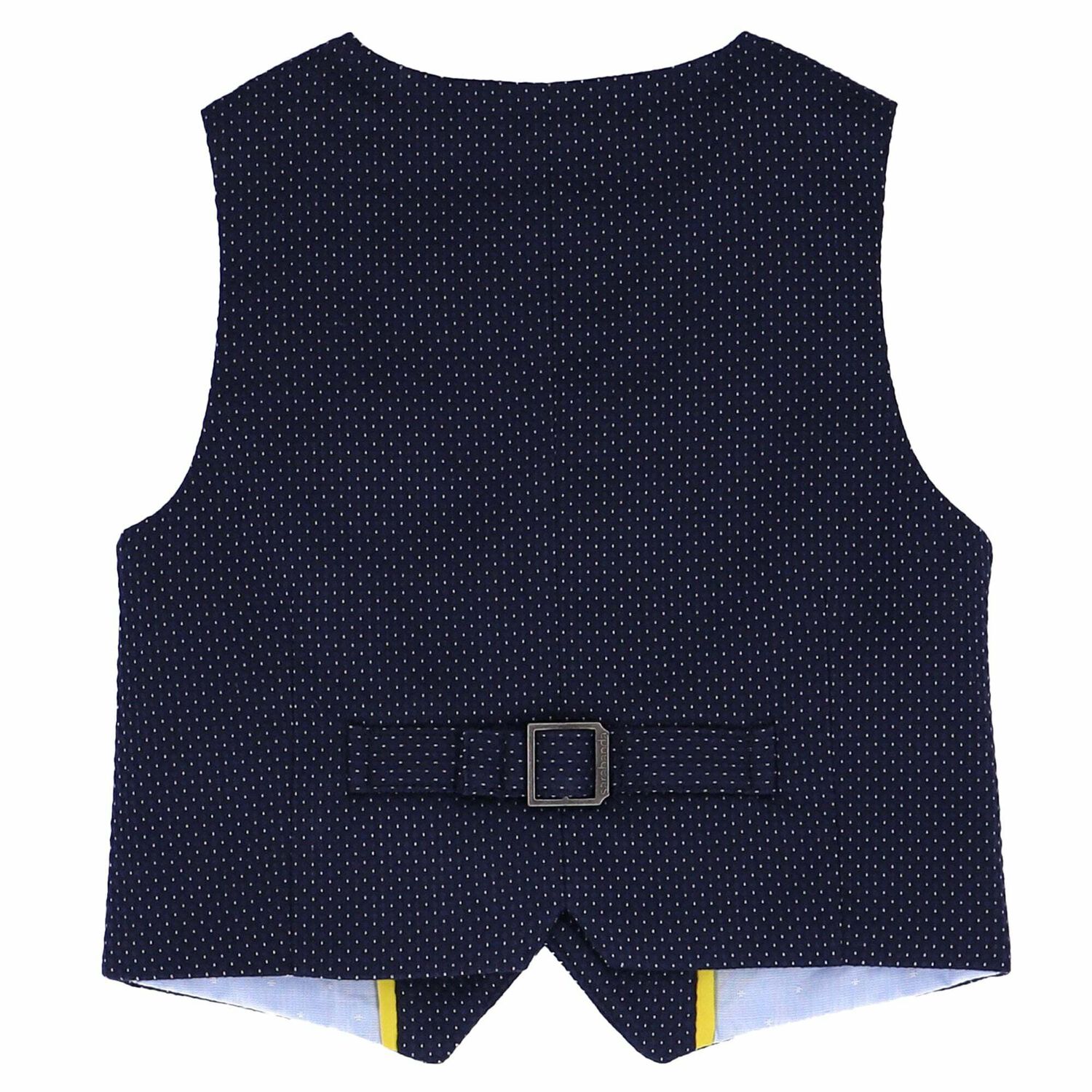 Boys Navy Blue Waistcoat, 1, hi-res