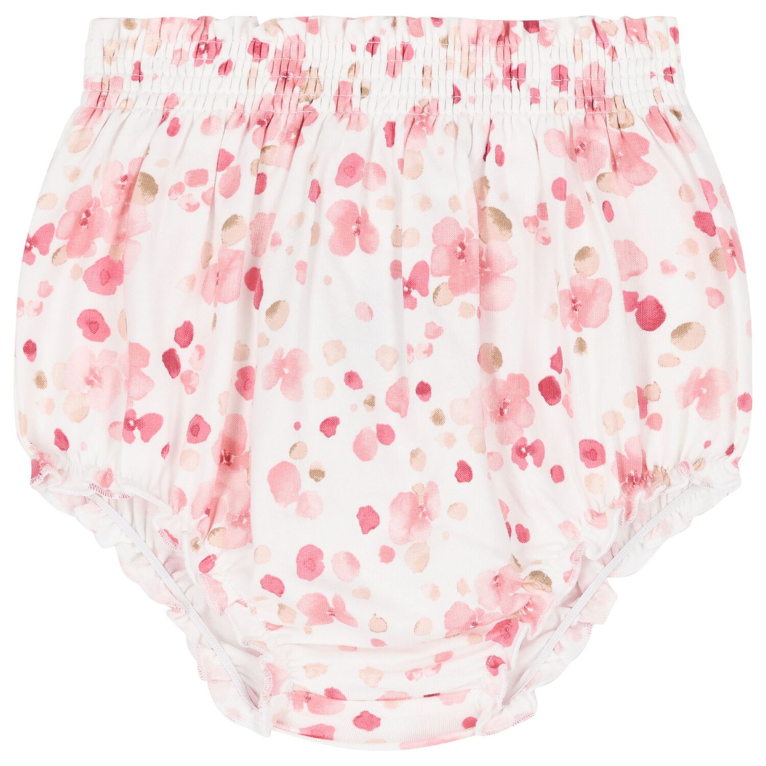 Baby Girls White & Pink Shorts Set ( 2-Pack ), 1, hi-res