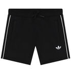 Black Logo Shorts Set, 1, hi-res