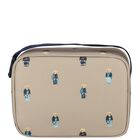 Boys Beige Polo Bear Logo Lunch Bag ( 23cm ), 1, hi-res
