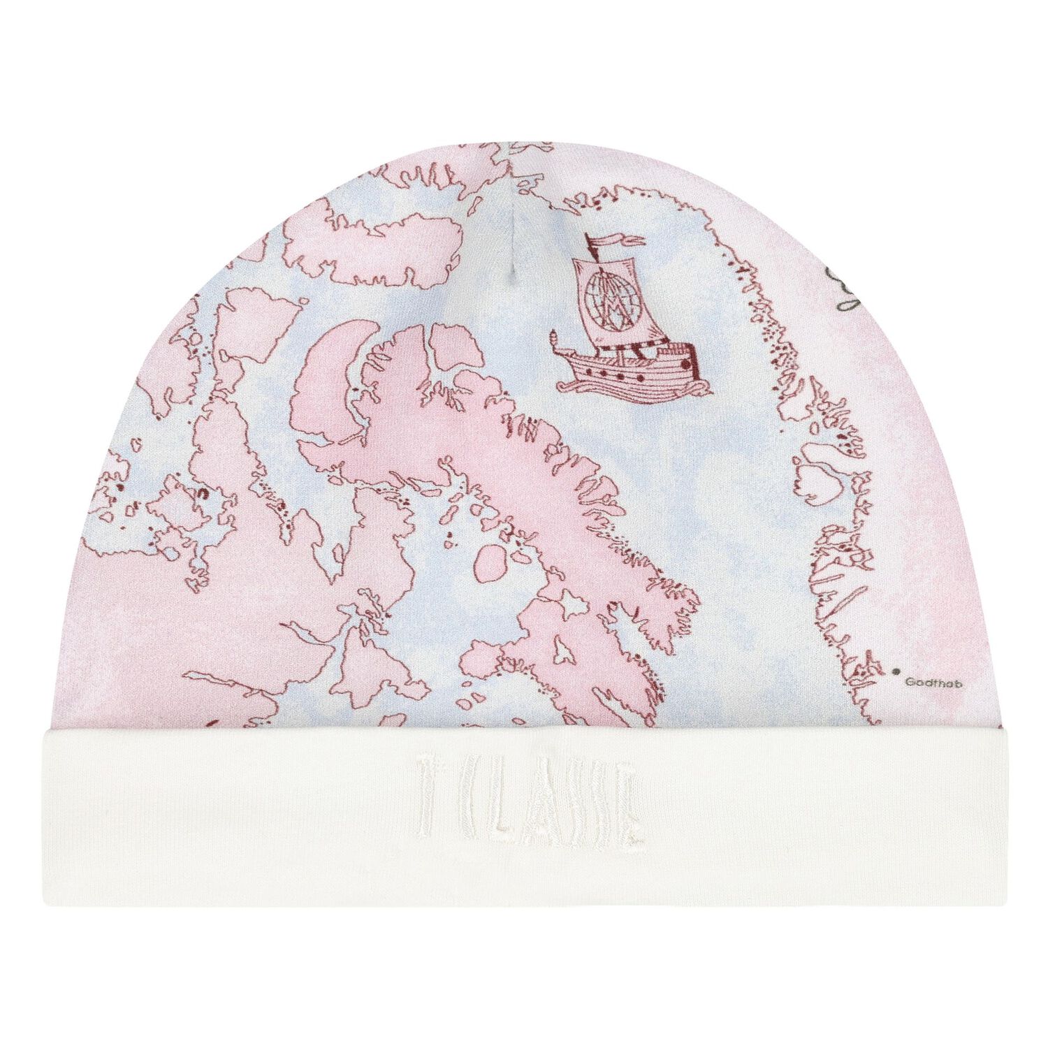 Baby Girls Pink & Blue Geo Map Babygrow Gift Set, 2, hi-res