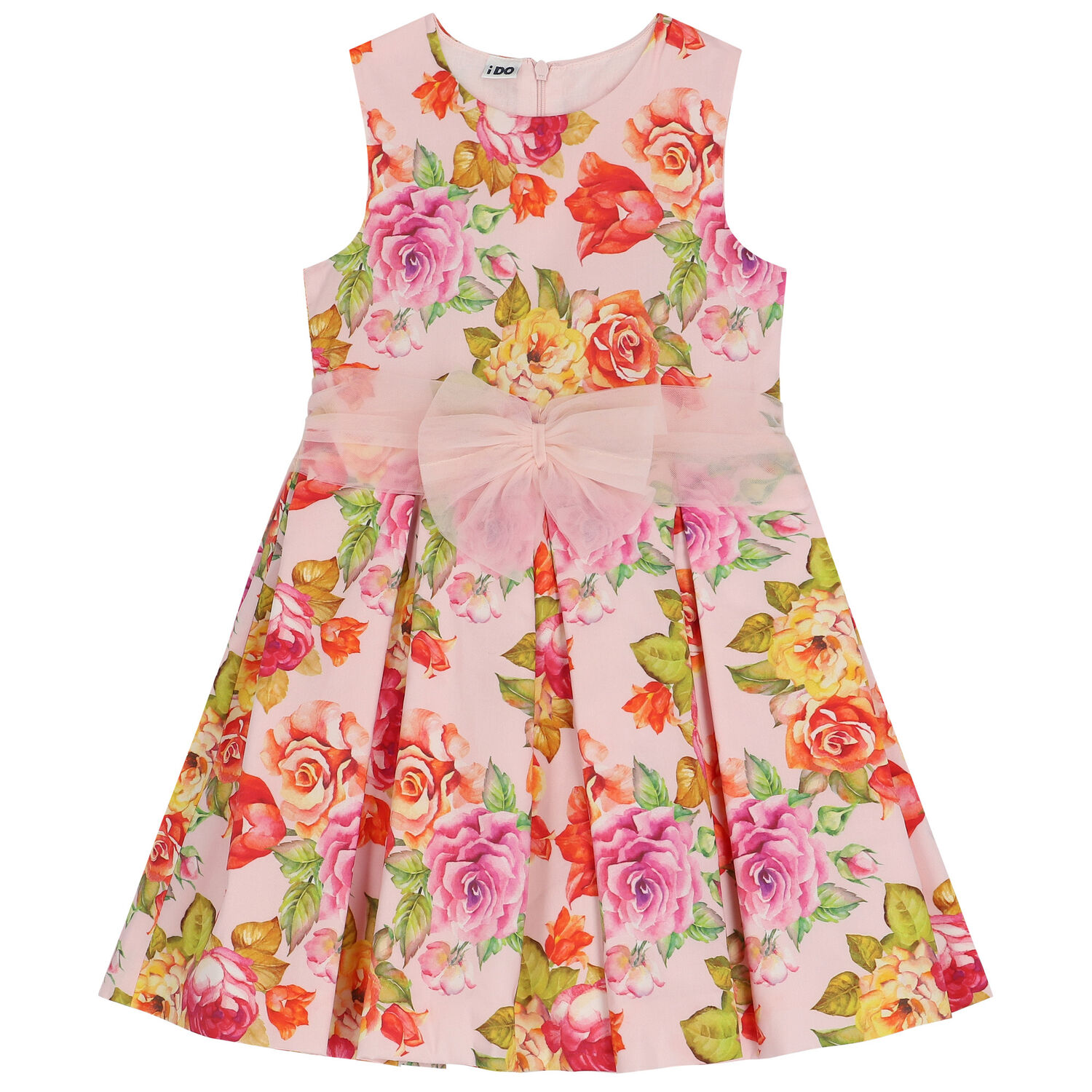 Girls Pink Floral Dress, 1, hi-res image number null