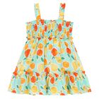 Younger Girls Green Fruits Dress Set, 1, hi-res