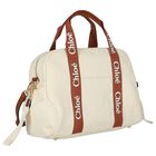 Ivory Logo Baby Changing Bag, 1, hi-res