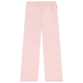 Girls Pink Logo Joggers