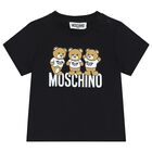 Black Teddy Bear Logo T-Shirt, 2, hi-res