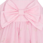 Girls Pink Floral Tulle Dress, 1, hi-res
