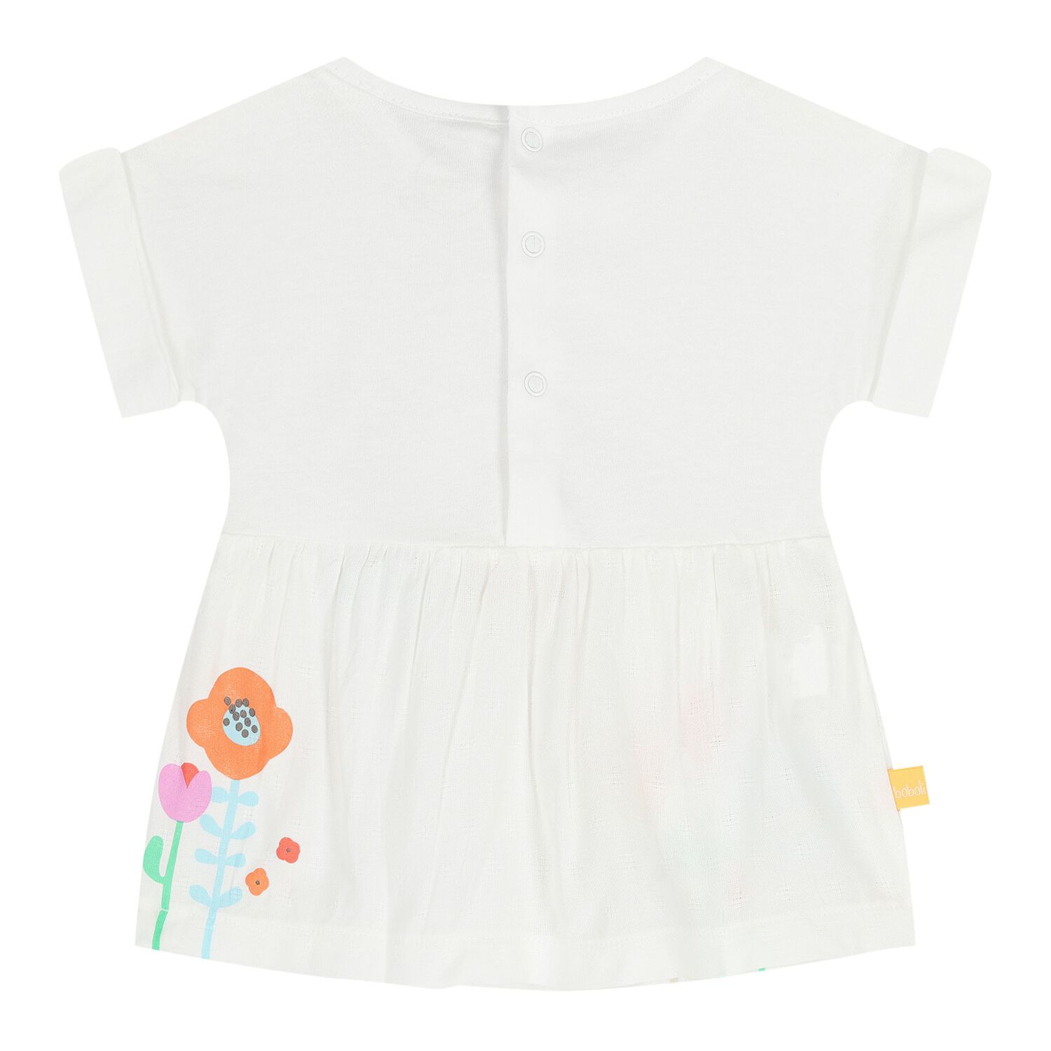 Baby Girls White Floral Leggings Set, 1, hi-res