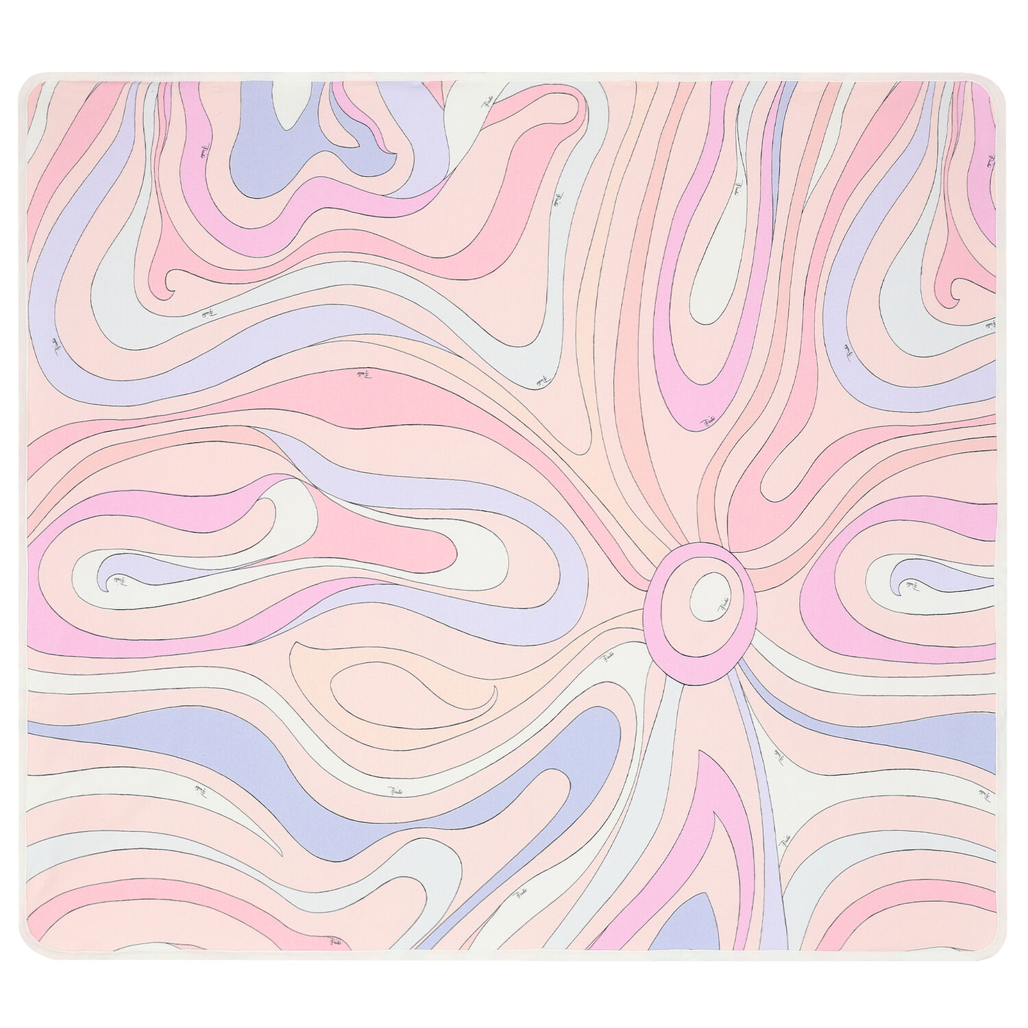 Baby Girls Pink Abstract Blanket, 1, hi-res