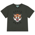 Green Tiger Logo T-Shirt, 2, hi-res